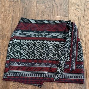 Express NEW Black Skirt with Tie Detail